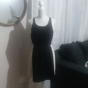 Banana Republic Black and White Dress